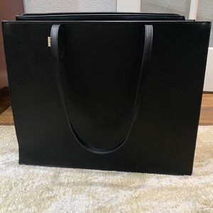 Béis Work Tote with luggage strap & snap in clutch